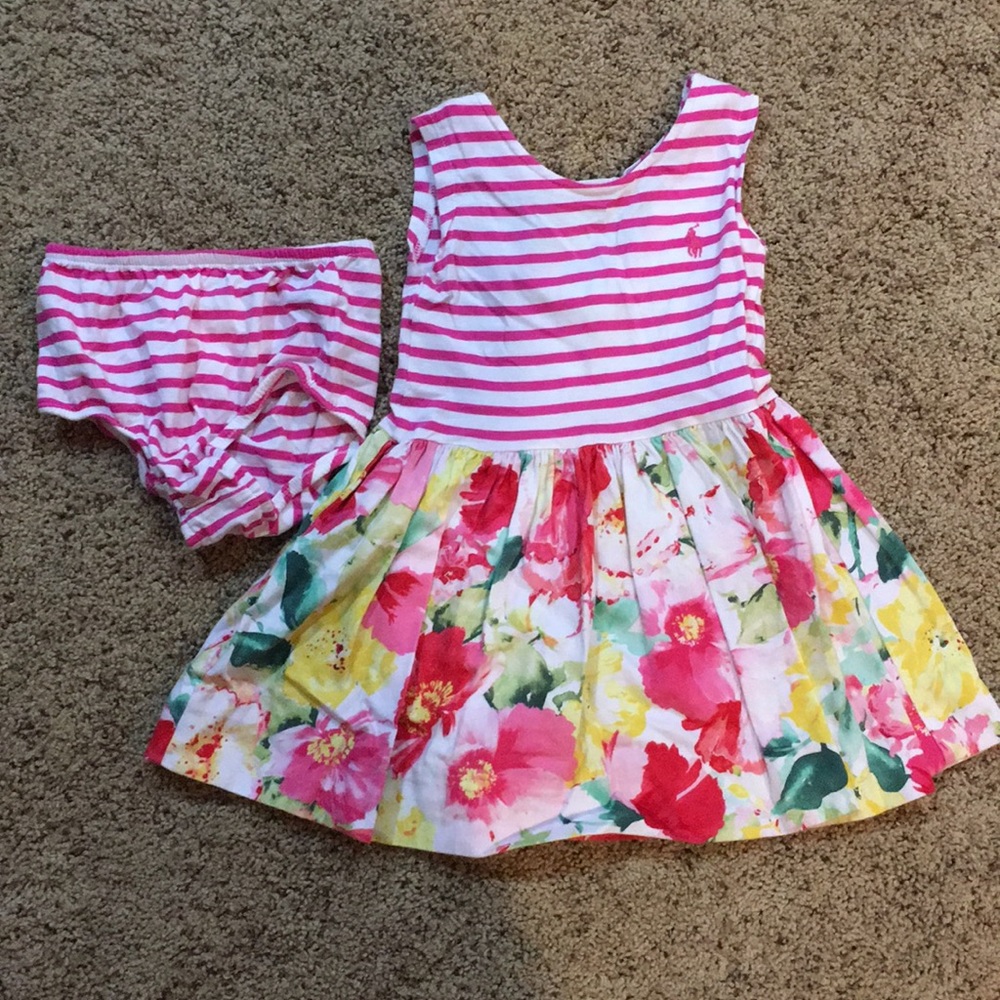 Ralph Lauren dress with bloomers 18 months